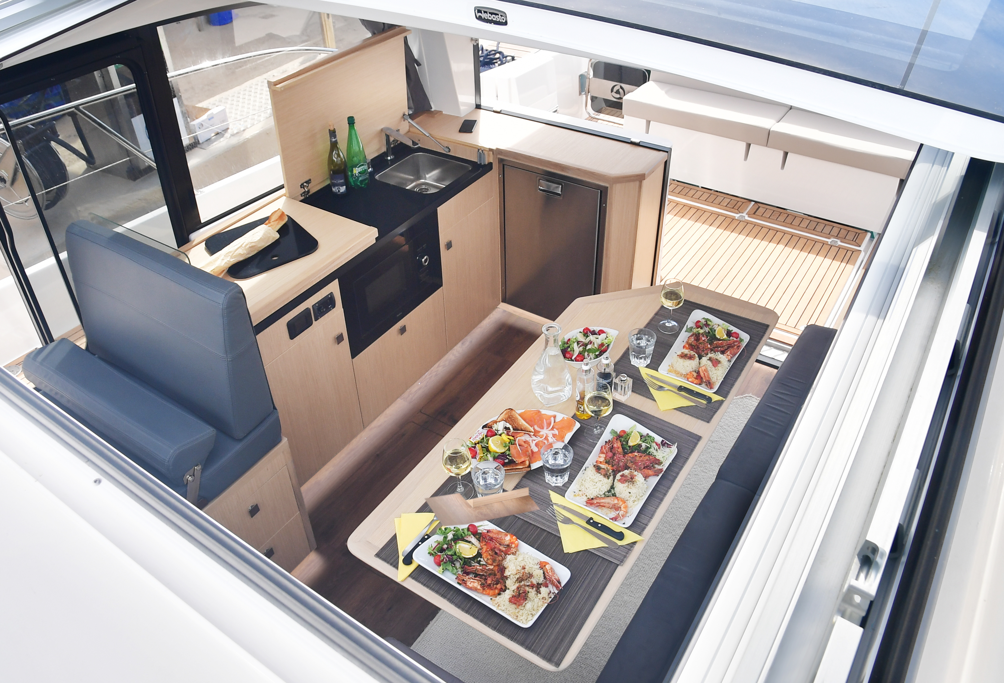 Monaco 110 aft deck