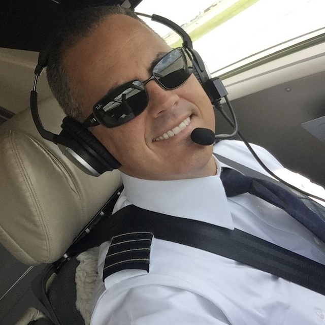 Pilot cockpit view
